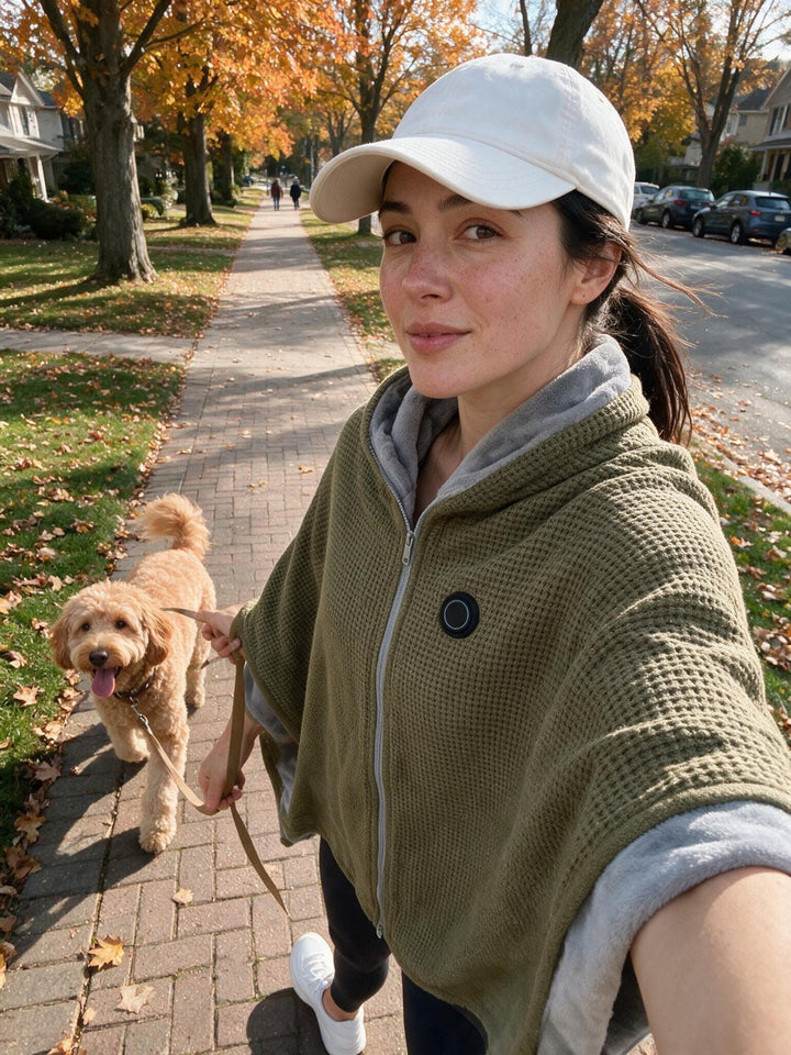 HearthWrap - Chilly Morning Walks